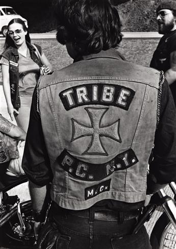 (MOTORCYCLE GANG) An ensemble of 31 images documenting the motorcycle gang named The Tribe, Port Chester, N.Y.